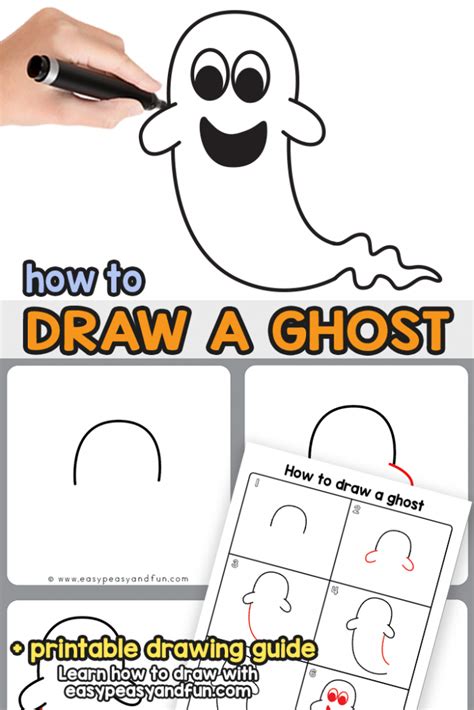 How To Draw A Ghost Easy Peasy And Fun