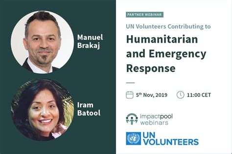 Webinar Un Volunteers Contributing To Humanitarian And Emergency Response