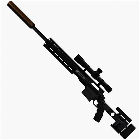 3d Sniper Rifle Xm2010 Model