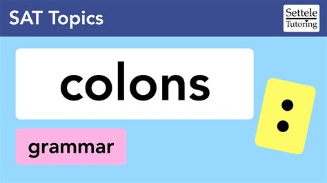 Colons — Not Just For Lists Youtube