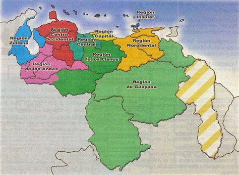 Regiones Pol Tico Administrativas De Venezuela