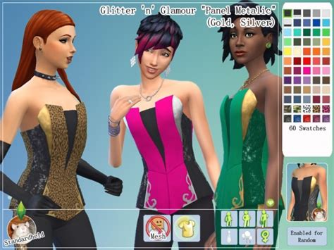 Glitter ‘n Glamour Clothing Pack By Standardheld Sims 4 Female Clothes
