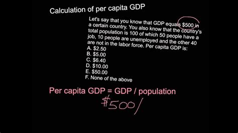 You can estimate future per capita gdp using forecasts of both figures. Calculation of per capita GDP - YouTube