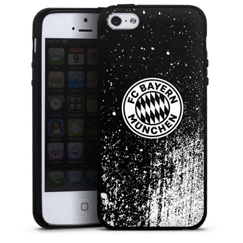Eazy case premium hülle schwarz matt silikon slim cover handy schutzhülle soft. DeinDesign Handyhülle »Splatter Schwarz - FCB« Apple ...