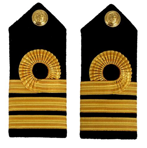 Royal Navy Cdr Commander Rank Insignia Shoulder Strap Board Etsy