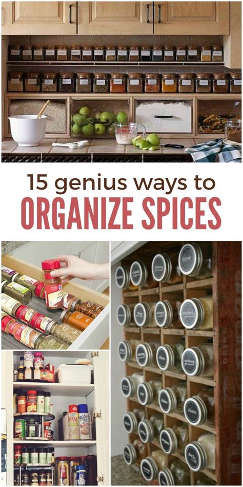 15 Genius Ways To Organize Spices And Save Cabinet Space Spice
