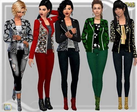 Dreaming 4 Sims Car Jacket • Sims 4 Downloads Clothes For Women