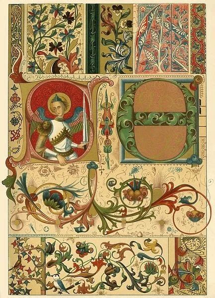 Medieval Illuminated Manuscripts 1898 Creator Unknown Photos