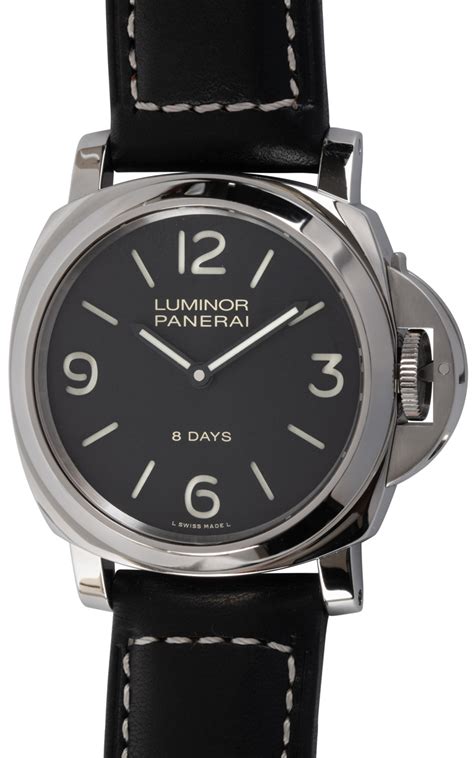 Panerai Luminor Base 8 Days Pam 560 Sold Out Black Dial On