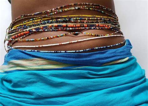 Waist Beads Belly Beads African Traditional Waist Chain Etsy