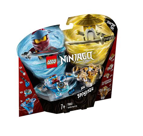 70663 Lego Ninjago Spinjitzu Nya And Wu 227 Pieces Age 7 New Release For