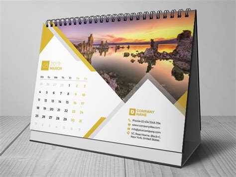 Desk Calendar Design Calendar Design Calendar Design Template
