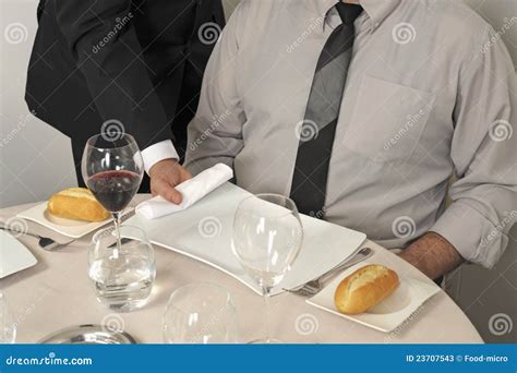English Style Serving Stock Image Image Of Waiter Restaurant 23707543