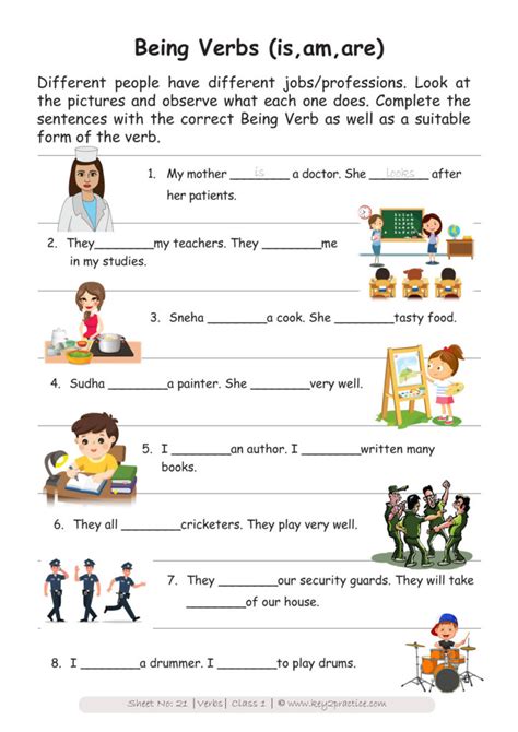 Action Verbs Worksheets For Grade 1 Rel 1 2 Your Home English