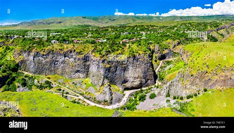 The Garni Gorge With Basalt Column Formations Armenia Stock Photo Alamy