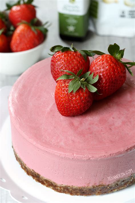 Paleo Strawberry Cheesecake Vegan Raw Texanerin Baking