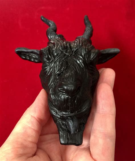 Demon Goat Art Goat Sculpt Black Phillip Goat Demon Goat | Etsy | Goat 