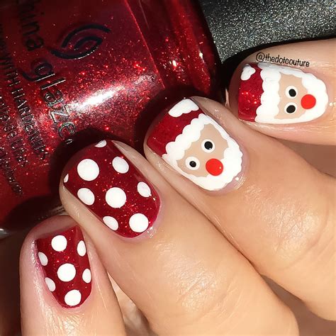 Christmas Nail Art Cute Girls Hairstyles