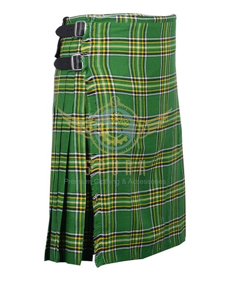 Scottish Irish 8 Yard Clan Tartan Kilt For Men Highland Traditional Kilt