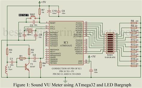 Vu meter working principle : 5 Led Vu Meter Circuit - Circuit Boards