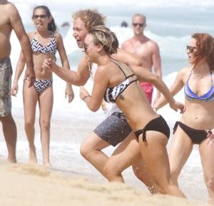 Kaley Cuoco Bikini Beach Vacation Candids In Los Cabos July