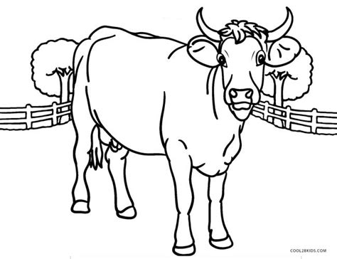 Free Printable Cow Coloring Pages For Kids