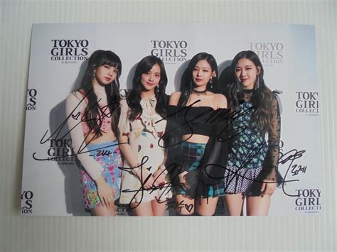 Blackpink Photograph Blackpink All Member Autograph Hand Signed