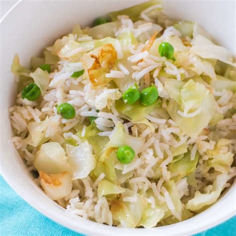 Buttered Rice And Cabbage Easy Cooked Cabbage Recipe