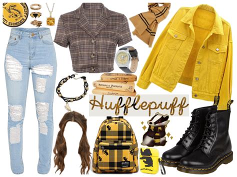 Hufflepuff Oc Etelvina Outfit Shoplook In 2023 Hufflepuff Outfit