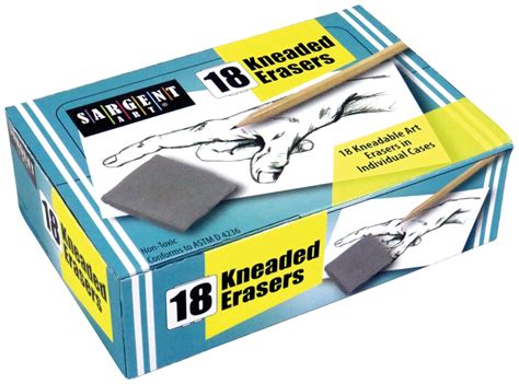 Kneadable And Vinyl Erasers Sargent Art