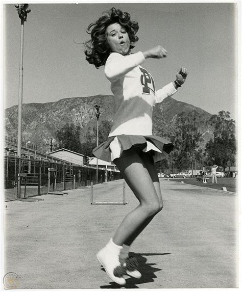 Rare Early Jane Fonda Pin Up Photograph St Film Role Cheerleader