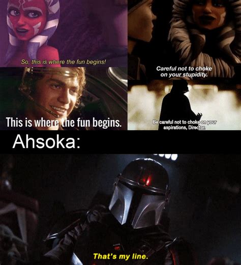 Anakin Be Stealing Lines Prequelmemes In 2021 Star Wars Quotes Star Wars Comics Star Wars Memes