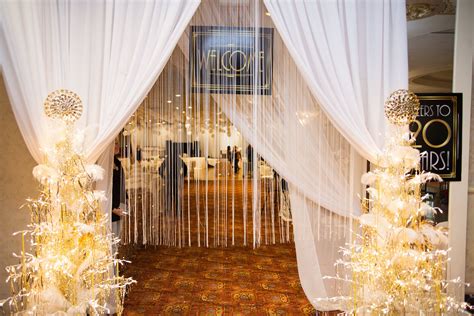 Great Gatsby Christmas Party Entrance Great Gatsby Party Decorations Prom Decor Christmas