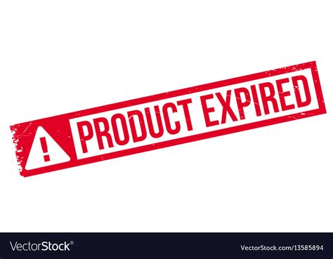 Product Expired Rubber Stamp Royalty Free Vector Image