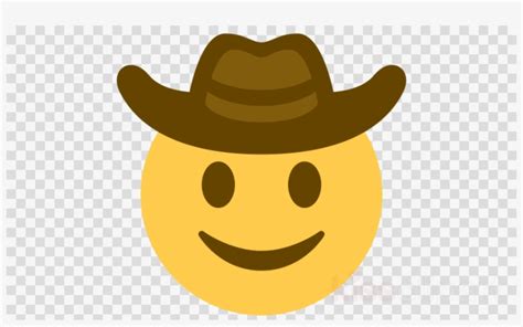 Sad Cowboy Emoji Discord Brimmed Sad Cowboy Colorful Vector