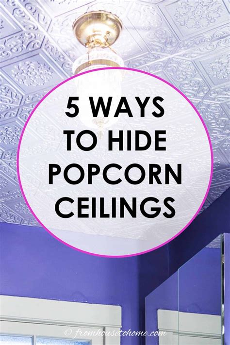 How To Cover A Popcorn Ceiling Without Removing It Sugarsquadron