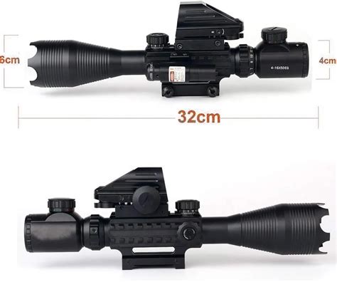 Luger Rifle Scope Combo 4 16x50eg Dual Illuminated Laser Sight 4