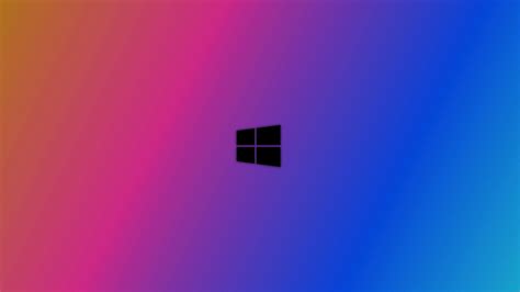 Wallpaper Windows 10 Blurred Colorful Logo Abstract Wallpaper