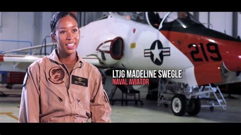 Ltjg Maddy Swegle • Us Navys First Black Female Tactical Jet Pilot