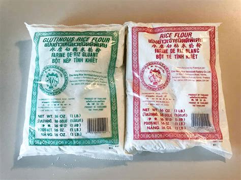 Difference Between Rice Flour and Sweet Rice Flour