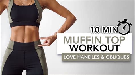10 min muffin top workout love handles and obliques simit bölgesi eritme eylem abaci youtube