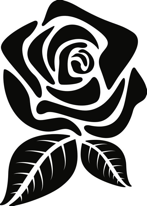 Drawing Simple Rose Clipart Black And White Anonimamentemivida