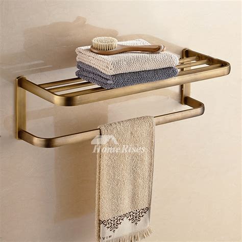 Unique bathroom vanities add design and style to any bathroom design. Antique Brass Bathroom Accessories Brushed Simple Rustic ...