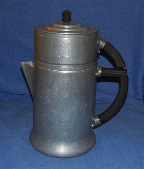 Vintage Wear Ever 956 Aluminum Drip O Lator 6 Cup Coffee Stove Camp