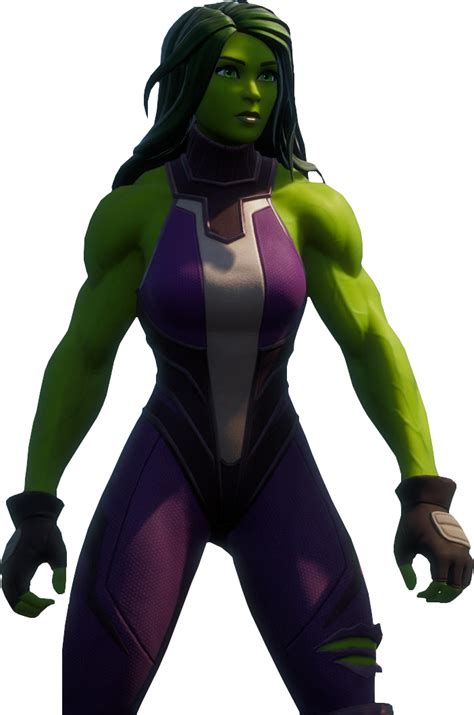 Fortnite She Hulk Skin Render 2 By Hyperborean82 On Deviantart