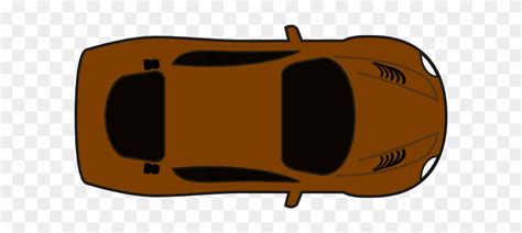 Clipart Car Top View Brown Clip Art At Clker Vector Car Sprites