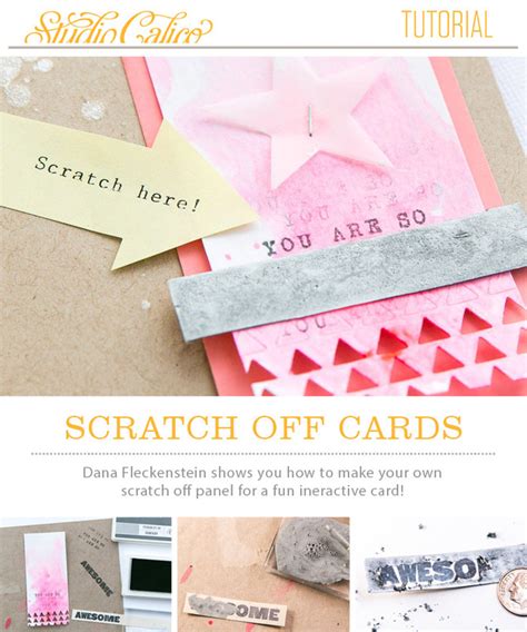 In this diy, learn how to make scratch off cards in art form. Blog: Scratch Off Cards Tutorial | Dana Fleckestein ...