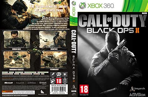 Capa Cover Caratula Xbox360 Call Of Duty Black Ops 2 Capa Scan