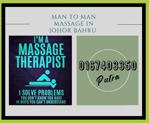 Massage For Man In Johor Bahru Johor Bahru