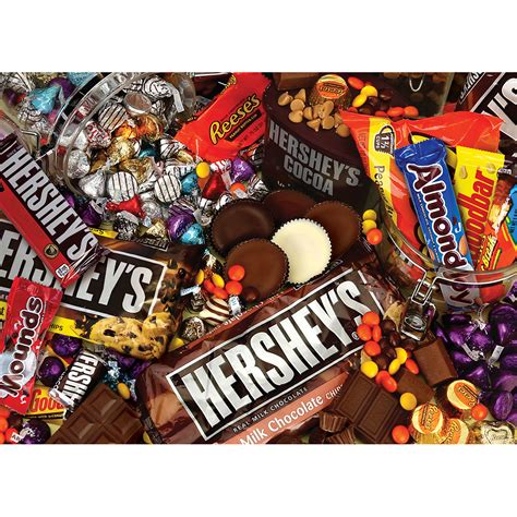 The photo collage for 100 photos is the largest photo collage in our collection in terms of photos used. Hershey's Mayhem - Chocolate Collage 1000 Piece Jigsaw Puzzle